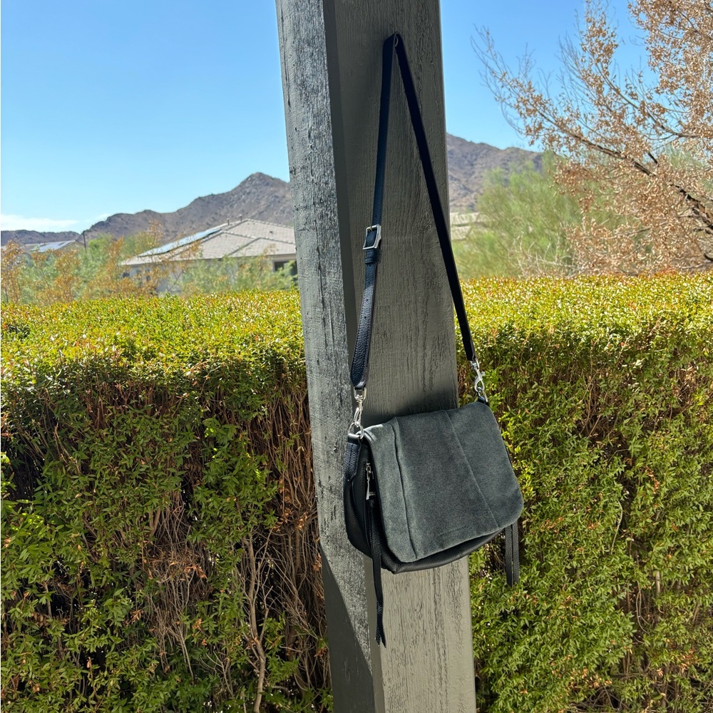 Aimee Kestenburg leather/denim crossbody bag
